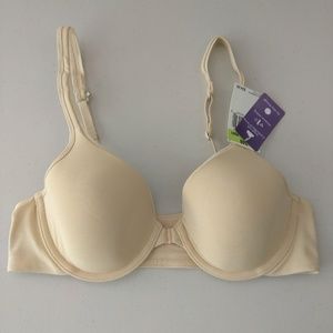 Hanes 34B front-close convertible t-shirt bra
